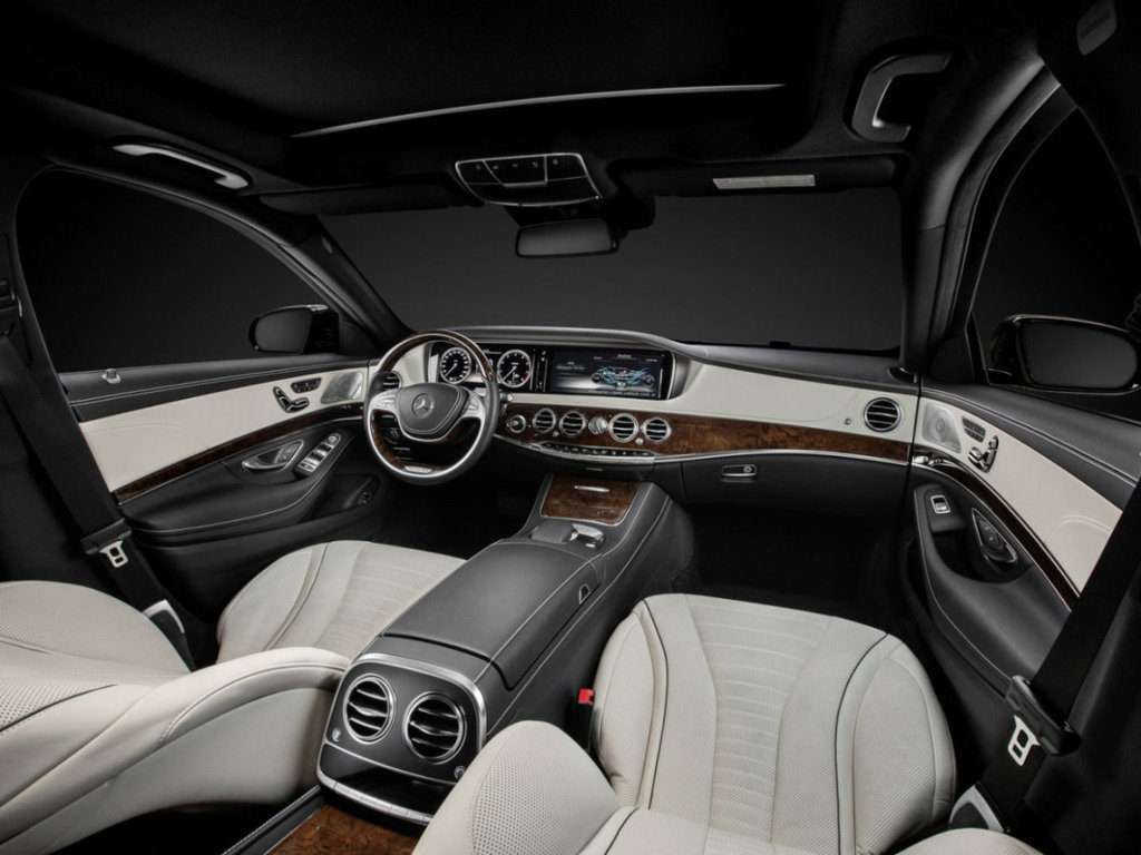 Mercedes Benz S класс интерьер