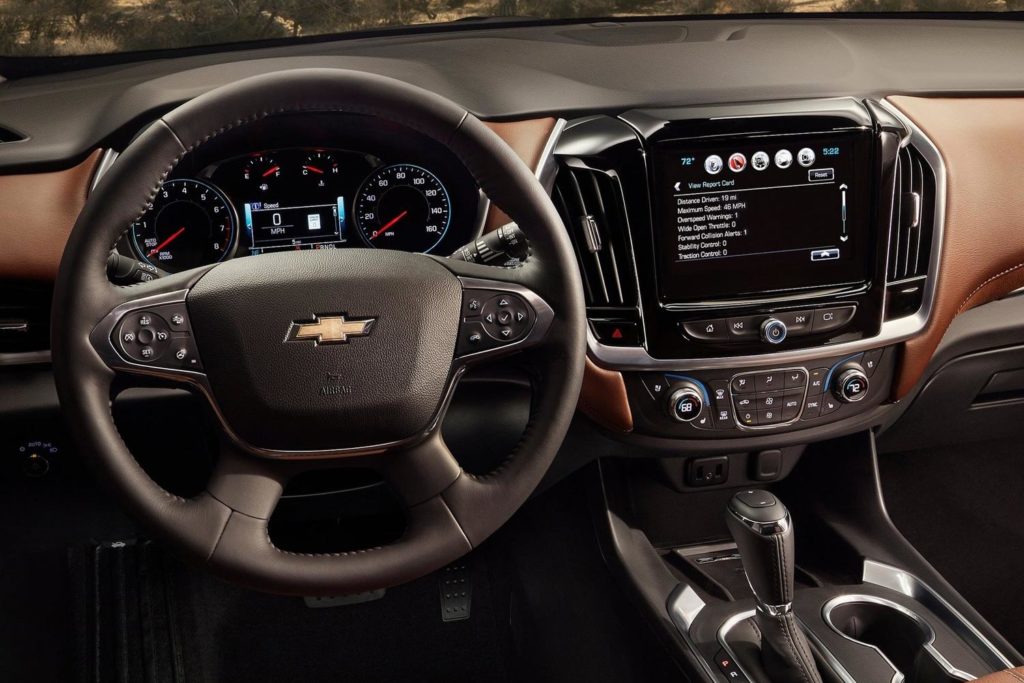 chevrolet traverse интерьер