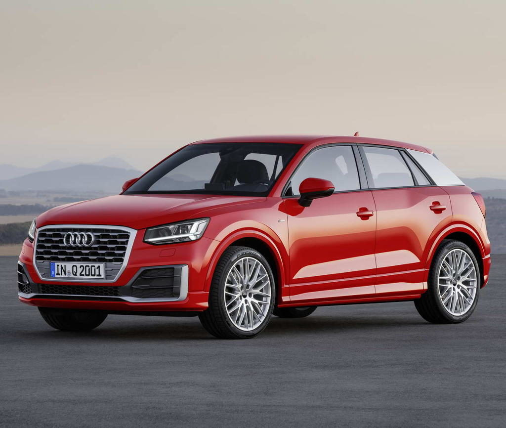 Audi Q2 2017 силуэт