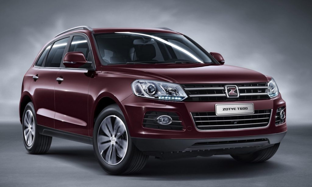 Zotye T600 дизайн