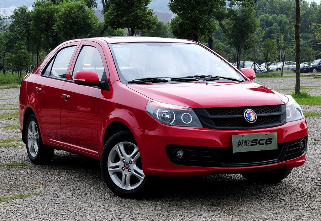 Geely GC6 вид спереди