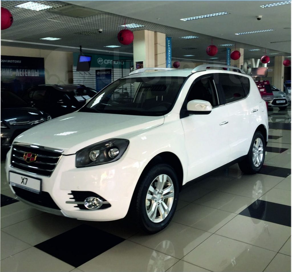 Geely GX7 белый