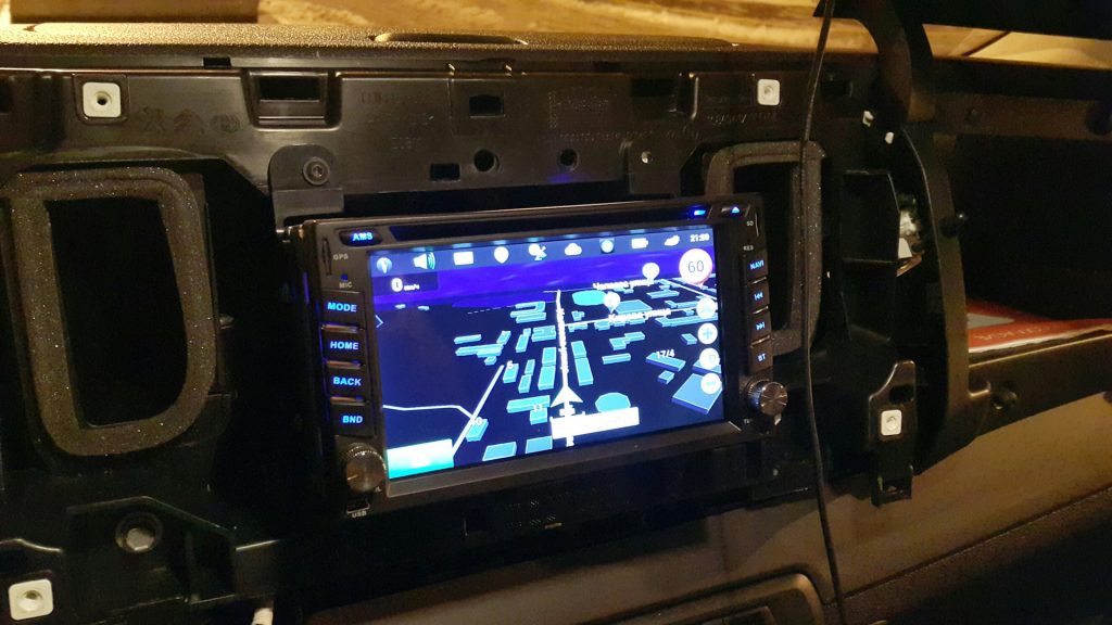 дисплей Citroen Spacetourer
