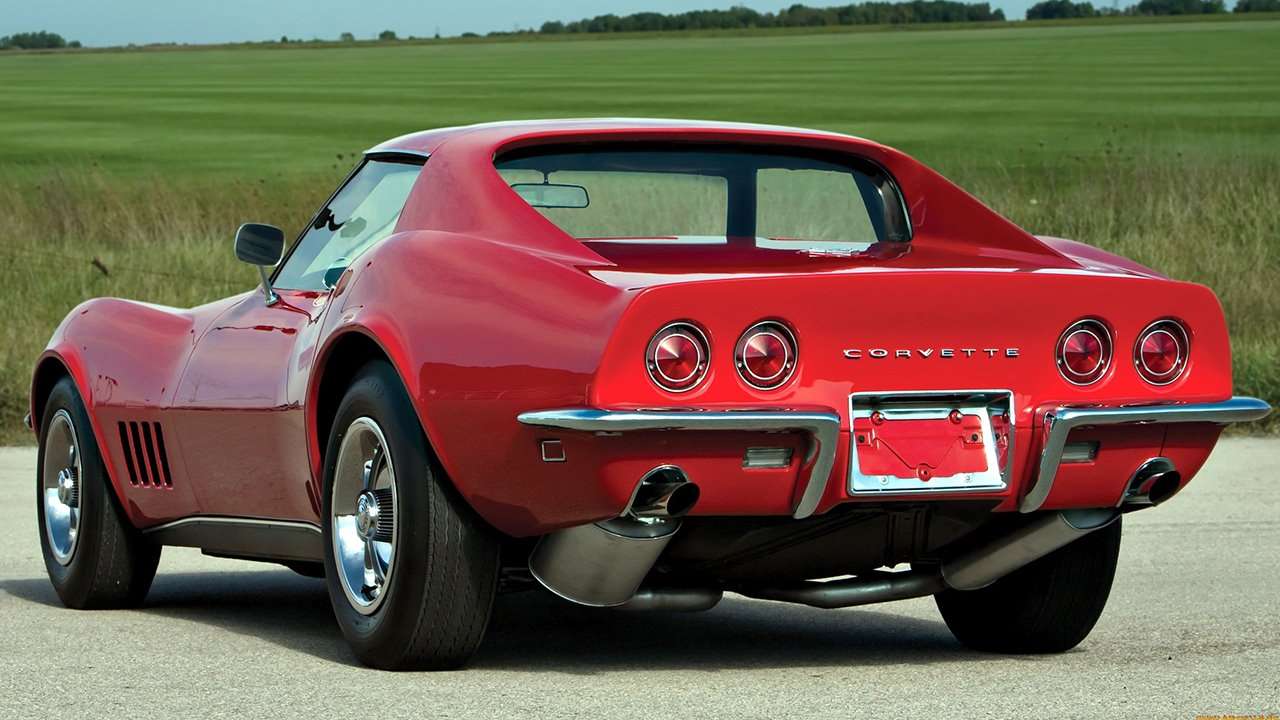 Chevrolet Corvette C3 Stingray (1968-1982) фото сзади