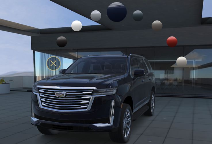 Cadillac Escalade 2021 3-D визуализатор конфигуратора. Авто Премиум Груп