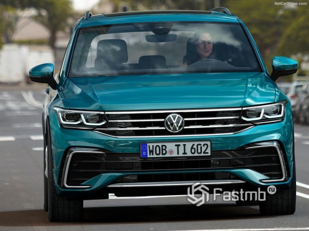 Volkswagen Tiguan 2021, вид спереди