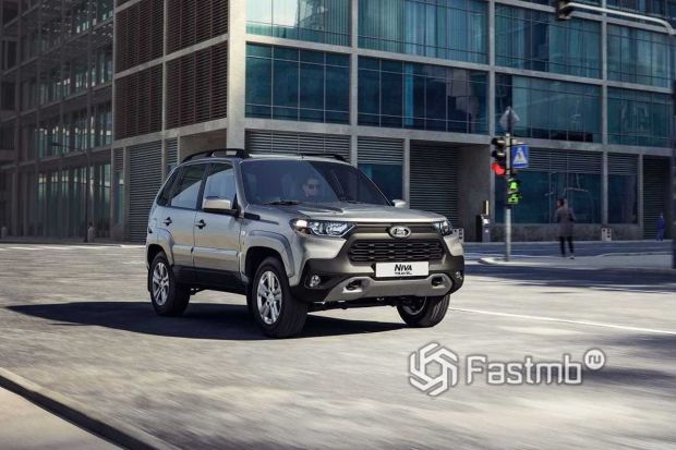 Lada Niva Travel 2021, решетка радиатора