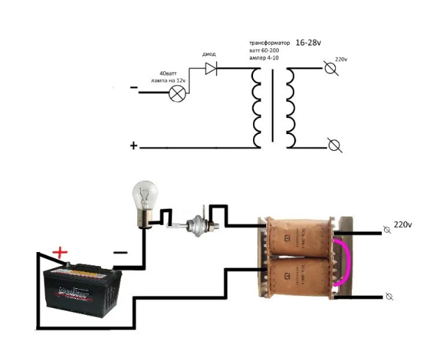 Самодельное ЗУ для аккумулятора автомобиля