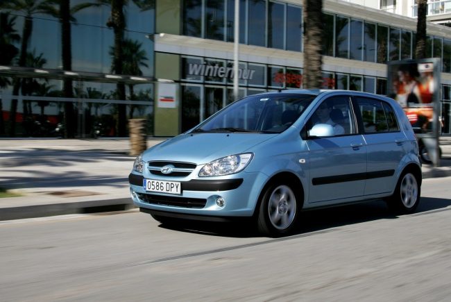 Hyundai getz размеры авто