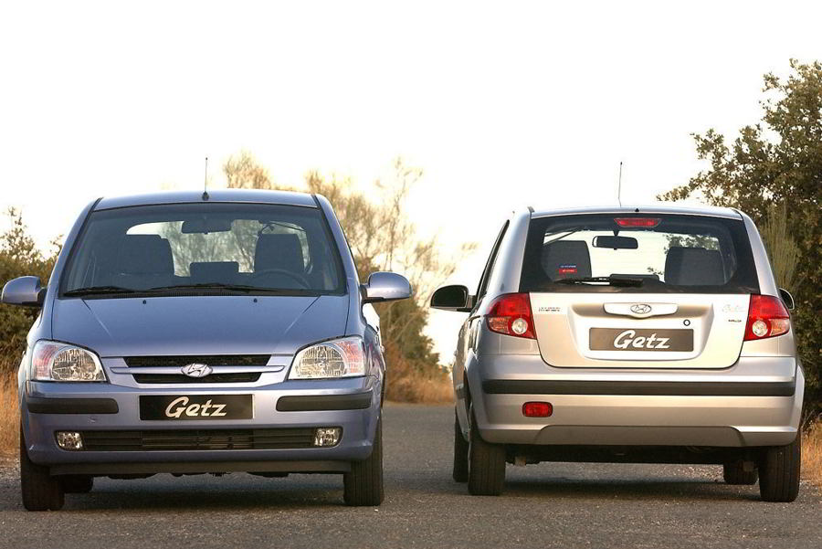 Hyundai getz размеры авто